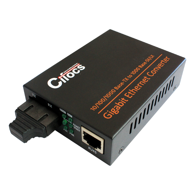 Cifocs CFC-2200 10/100/1000M Multi Mode Fiber Optik Ethernet Dönüştürücü
