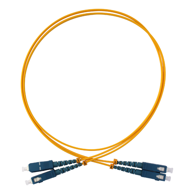 SC/PC-SC/PC DX Single Mode Fiber Optik Patch Kablo