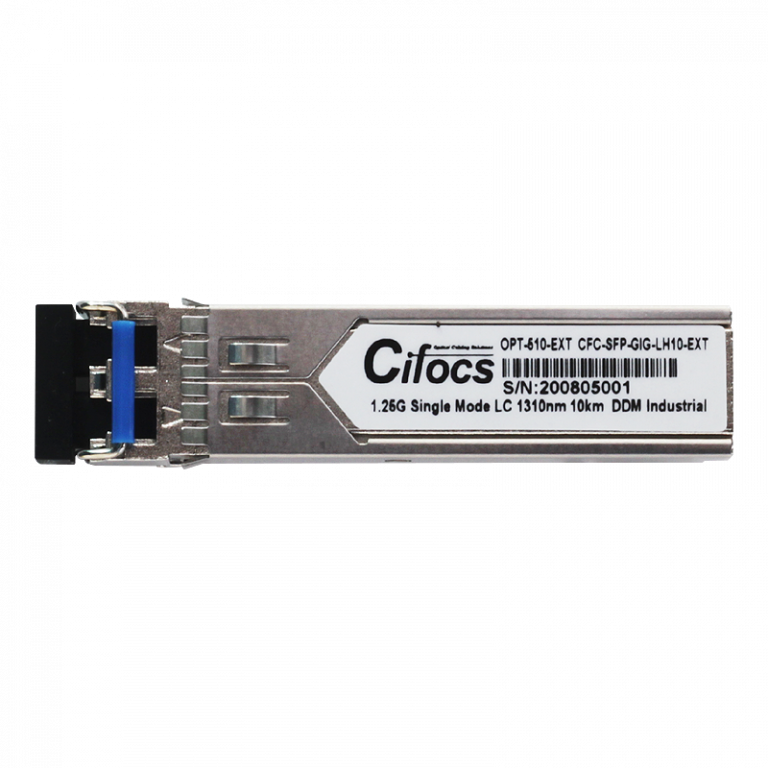 Cifocs CFC-SFP-GIG-LH10-EXT 1.25G Single Mode 10km Endüstriyel SFP Modül