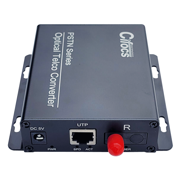 Cifocs CFC-T/R4PSTN1F fiber optik analog dönüştürücü seti