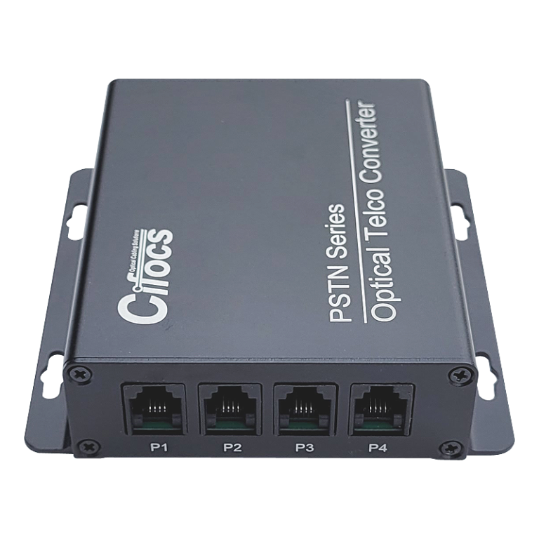 Cifocs CFC-T/R4PSTN1F fiber optik analog dönüştürücü seti