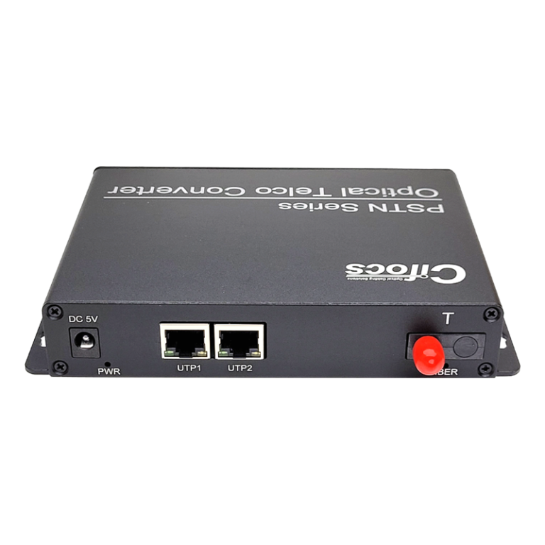 Cifocs CFC-T/R8PSTN2F fiber optik analog dönüştürücü seti