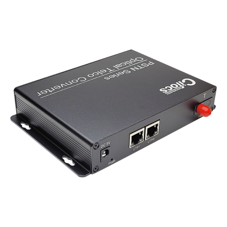 Cifocs CFC-T/R8PSTN2F fiber optik analog dönüştürücü seti