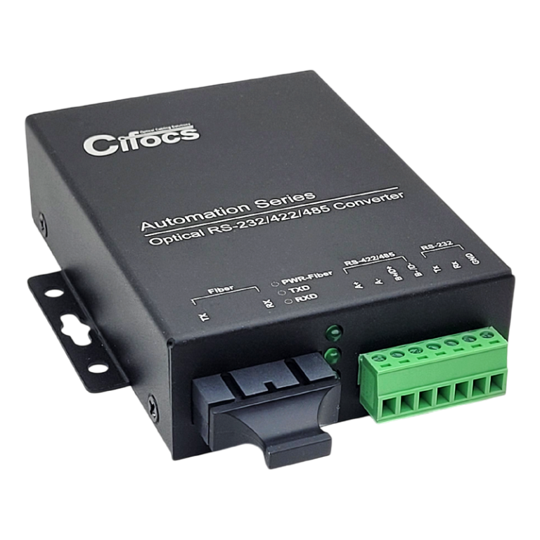 Cifocs CFC-SFOC-200 RS-232/422/485 Fiber /O Dönüştürücü